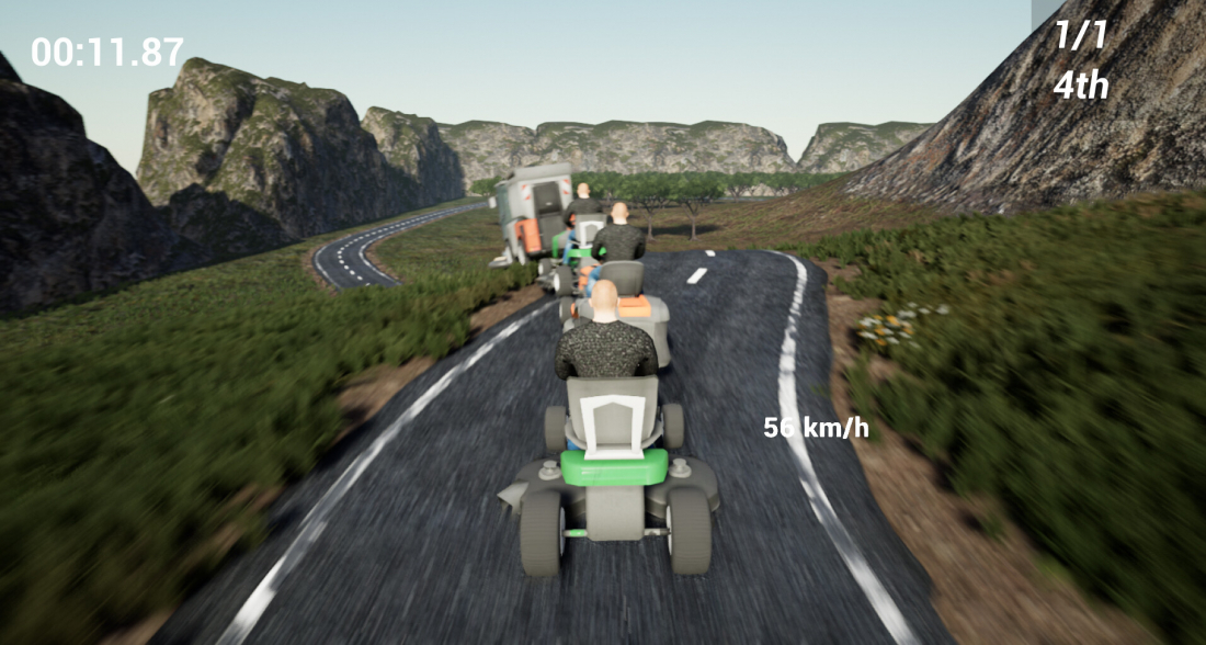 Lawnmower Game Racing 2: Drunken 