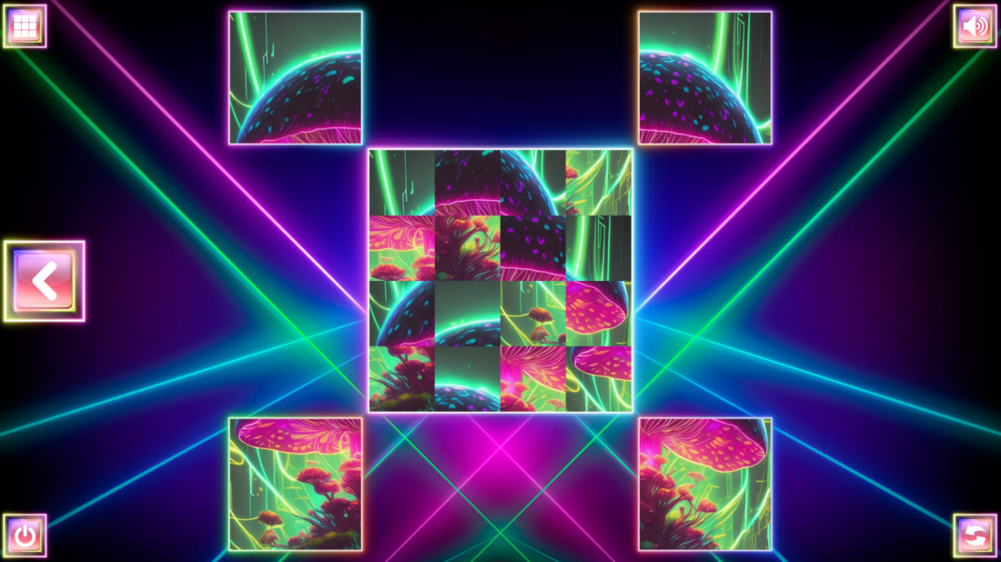 Neon Fantasy: Mushrooms 