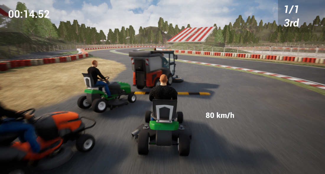Lawnmower Game Racing 2: Drunken 