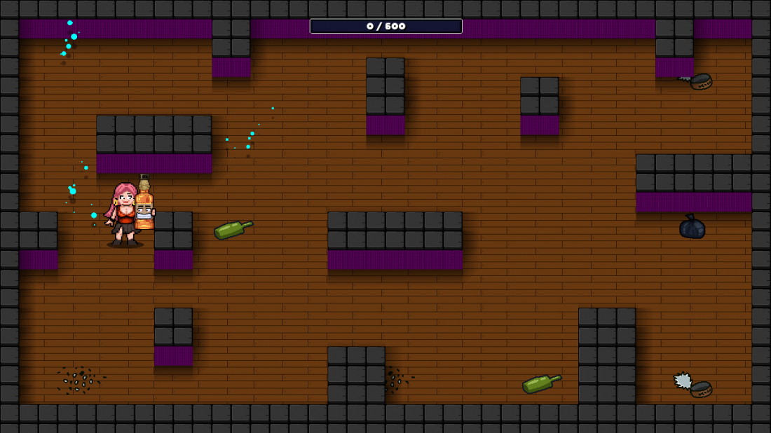 Skuf vs beer bottle party 