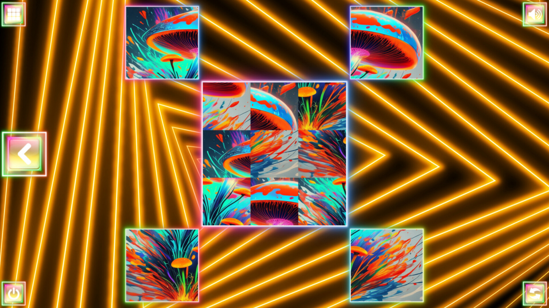 Neon Fantasy: Mushrooms 