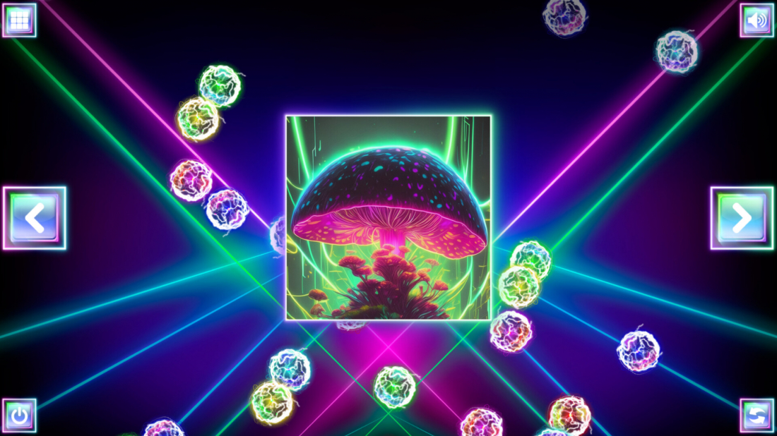Neon Fantasy: Mushrooms 