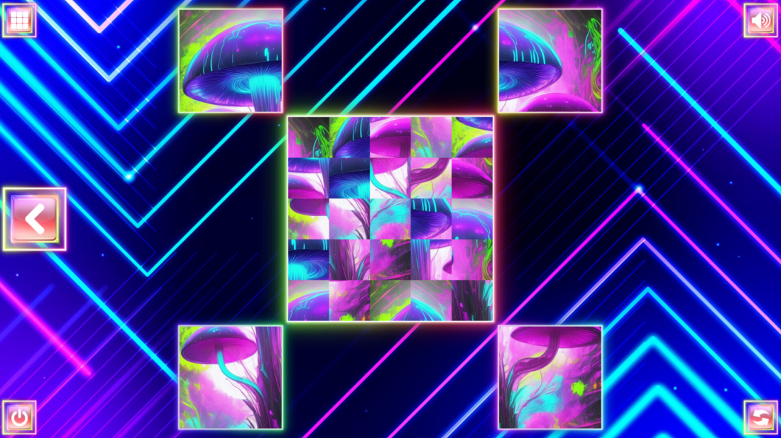 Neon Fantasy: Mushrooms 